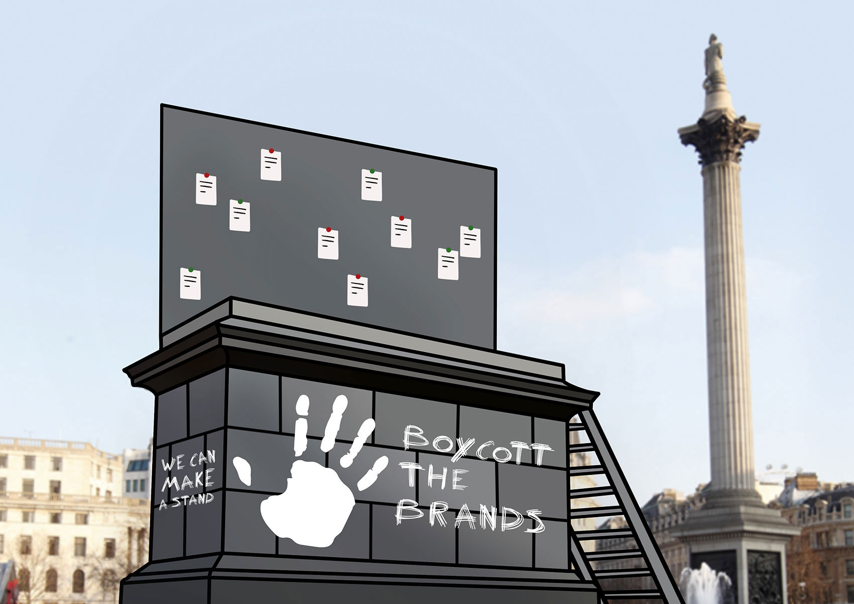 Fourth Plinth Mock Up Concept