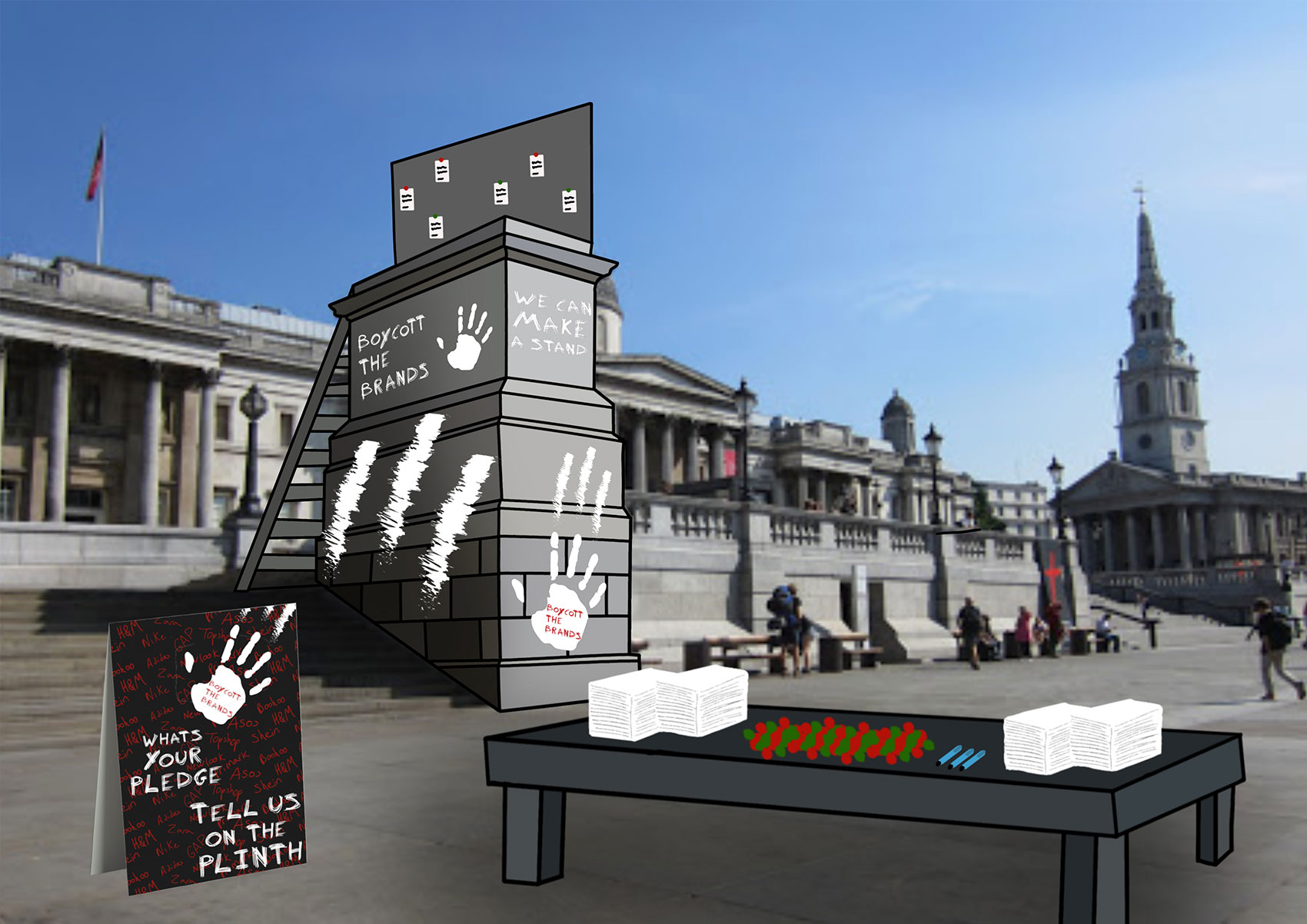 Fourth Plinth Mock Up Concept